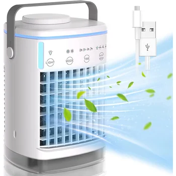 Мини-климатик вентилатора-охладител на въздуха вентилатор, водно охлаждане Климатик за стая Офис на мобилен преносим климатик за автомобили