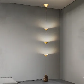 Модерен обикновен регулируем метален външен лампа Декор от мраморно дивана Осветление Led Luminaria скандинавски Минимализъм нощни led лампиона