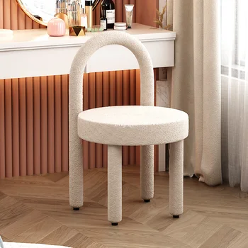 Модерен Промишлен Дизайн На Обедната Стола Вътрешно Дървено Меко Суета Градински Стол За Хранене Релаксиращ Козметичен Стол Мебелите За Дневна