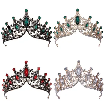 Модни главоболие, бижута, кристални диадема кралица, сватбена превръзка на главата, шапки с пайети, сватбени crown