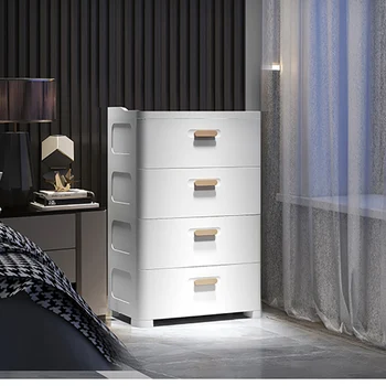Модни модерно нощно шкафче с чекмеджета, шкафове, дървена нощно шкафче, минималистичен маса за мобилни телефони, мебели за помещения WRXXP