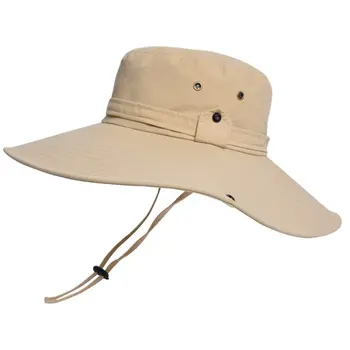 Мъжка лятна солнцезащитная шапка с плоски широки полета за спортове на открито, планинско риболов, рибар, колоездене, солнцезащитная шапка Мъжка лятна солнцезащитная шапка с плоски широки полета за спортове на открито, планинско риболов, рибар, колоездене, солнцезащитная шапка 0