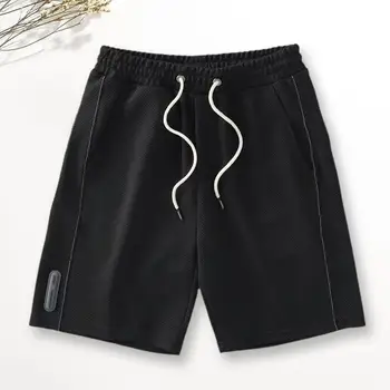 Мъжки летни къси панталони, стилни бързо съхнещи мъжки панталони с дължина до средата на кръста и коляното, мъжки дрехи, мъжки къси панталони, мъжки къси панталони