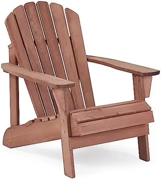 Набор от Adirondack столове от 2-те Предварително Събрани на Подови дървени Столове за градина/двор/Камина/Басейна/Плажа/на Палубата