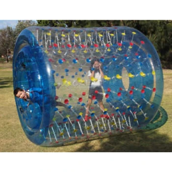 Най-ниската цена воден прогулочный топка, надуваема роликовая тръба за деца