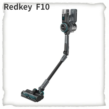 Нов Redkey F10 умен сгъваем ръчен безжична прахосмукачка с дръжка, който стои в изправено положение, 23 kpa HEPA99,97% 110-220 v