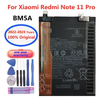 Нов Xiao Mi 5160 ма BM5A батерия за Xiaomi MIUI Redmi Hongmi Mi Note 11 pro 4G 11pro интелигентни батерии за мобилни телефони + подарък инструменти