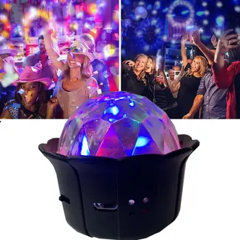 Нов автомобил на диско-топка Дискотека светлина за парти с гласов контрол led 3 W RGB танц светлина за домашно парти, рожден ден, сватбена украса