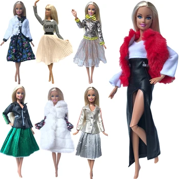 Нов микс стил, 1 бр., модерно рокля, празнична пола за кукли 1/6, връхна дреха, облекло, модерни дрехи за Барби кукли, аксесоари, играчки, JJ