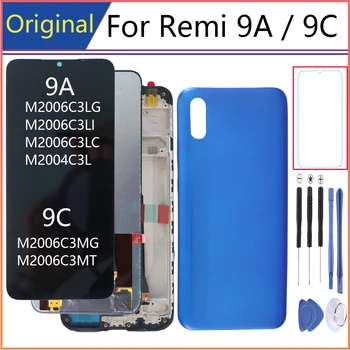 НОВ Оригинален 6,53 Инча За Xiaomi Redmi 9А 9В LCD дисплей с Рамка Смяна на Сензорен екран Дигитайзер, Монтаж на резервни Части За Ремонт на