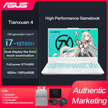 Нов Оригинален лаптоп за Игри Asus TUF4 Intel I7-13700H RTX4060 15,6-инчов Лаптоп, за да киберспортивных игри с IPS-екран 165Hz 2.5 K