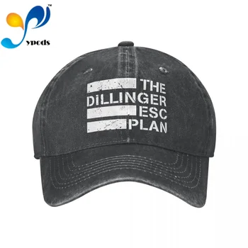 Нова марка на аниме The Dillinger Escape Plan Логото на групата възстановяване на предишното положение Памучен шапка бейзболна шапка Мъжка женска хип-хоп шапка за татко шофьор на камион