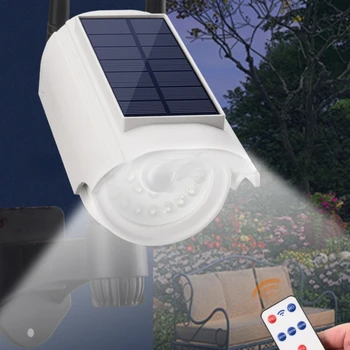Нови LED Слънчеви против кражба Светлинни Аут С Камера за Наблюдение на Уличните Домашни Дворове, Мислете Човек Ультраяркие Осветителни Лампи
