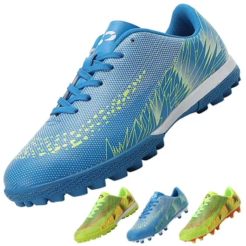 Нови стилни и удобни TF/FG за възрастни и младежи, спортни футболни обувки за тренировки на открито и закрито, спортни обувки за трева 32-45#