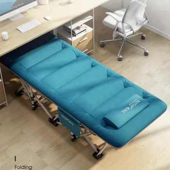 Обедната почивка Сгъваема легло на открито преносими прости многофункционални легла Офис на болнично стол за охрана