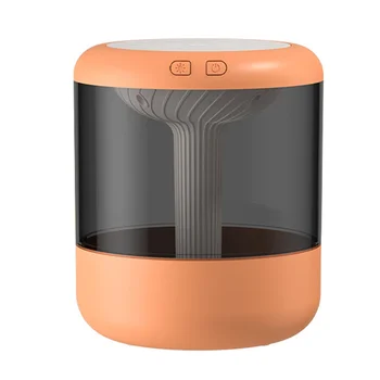 Овлажнител за въздух с голям капацитет 1.2 л, мини преносим дифузор етерично масло, USB-туманообразователь за спални, домашен оранжево