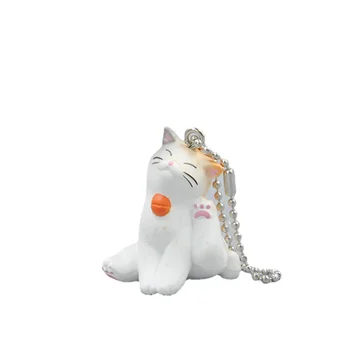 Оригинален аниме-фигура Гашапон, сладък кавайный ключодържател за телефон с кошачьим любимец, миниатюрен предмет, играчки-капсули подарък