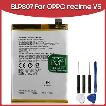 Оригинална Батерия за телефон BLP765 BLP779 BLP781 BLP805 BLP807 За Oppo A91 A92S A52 A32 A93 A55 Realme V5 5G Батерии с Инструменти