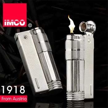 Оригинална запалка IMCO, стара акумулаторни или бензинови запалка, запалка от неръждаема стомана, пура брикет, тютюн, бензинови запалки