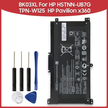 Оригиналната работа на смени батерията BK03XL за HP HSTNN-UB7G TPN-W125 916366-541 Палата x360 14-BA 14M-BA HSTNN-LB7S 916811-855