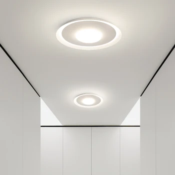 Осветителни тела за коридори и пасажи Модерни полилеи led осветление за вътрешни Полилеи за спални, тераси, аксесоари за дома 2023 нови бели лампи