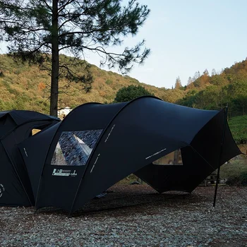 Открит навес Преносим Galaxy Сенник шатра Лесен къмпинг водоустойчив навес Сенник на палатката Подслон на палатка