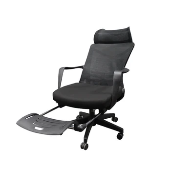 Офис стол с Ергономичен стол за сън, подобно на гъба възглавница със свободно въртене, адаптивни сцепление, парапет, до широк облегалката за глава