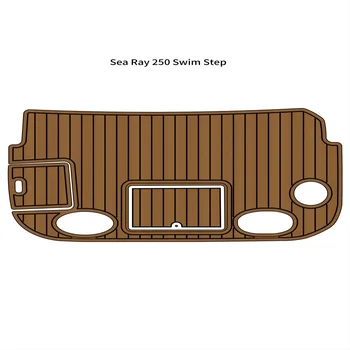 Подложка за пода Sea Ray 250 Swim Платформа Pad Boat EVA Foam От имитация на Тиково дърво На палубата