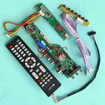 Подходящ за N121X5 TM121XG TX31D67VC1CAA DVB Такса цифров контролер, HDMI-Съвместими VGA USB AV, RF 1024*768 20Pin LVDS Комплект 12,1