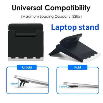 Поставка за лаптоп от алуминиева сплав Поставка за лаптоп притежателите на таблети Скоба за лаптоп Притежател на Macbook Air Pro Аксесоари за таблети