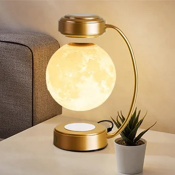 Празнични подаръци Магнитно-левитирующие лунните светлинни лампи Лунна лампа за домашния офис Декор лека нощ
