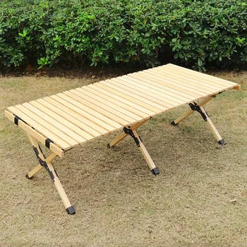Преносим сгъваема маса за пикник, може да се използва за пикник на открито и къмпинг Преносим сгъваема маса за пикник, може да се използва за пикник на открито и къмпинг 0