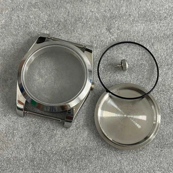 Преносимото корпус часа Oyster Perpetual от неръждаема стомана, 36 мм, комплекти, секции от сапфир стъкло за часовници модификация NH35 NH36