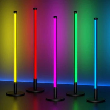 Приложение Bluetooth Звукосниматель Лампа гласово управление Креативна RGB музика USB Ритъм Настолна атмосферни лампа за украса на работния плот на компютъра