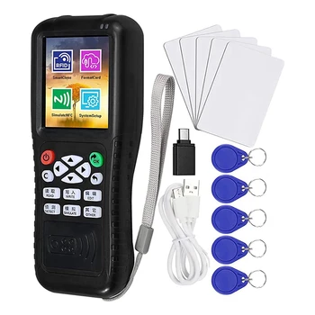 Програмист няколко честота RFID-четец за смарт карти, восъчни RFID-четец, четец за NFC, декодер за кодирани карти