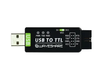 Промишлен датчик Waveshare USB в TTL, оригинален FT232RL, мультизащита и поддръжка на системи