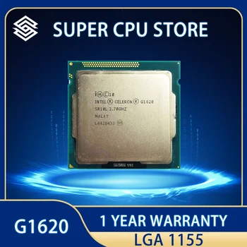 Процесор Intel Celeron G1620 (кеш, 2 М, На 2.70 Ghz) Двуядрен процесор в LGA 1155 пакет 100% в добро състояние настолен процесор