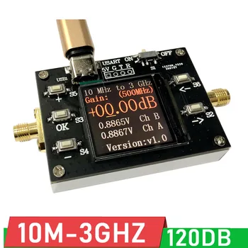 Радиочестотни усилвател с програмируем коефициент на усилване на 10 Mhz-3 Ghz (голяма динамика 120 db) LCD дисплей със стъпка 0,01 DB цифрово програмно управление за шунка радио