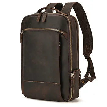 Ретро раница, мъжки пътна сумкаарск, 16-инчов раница за лаптоп, чанта с колан на багаж, училищна чанта