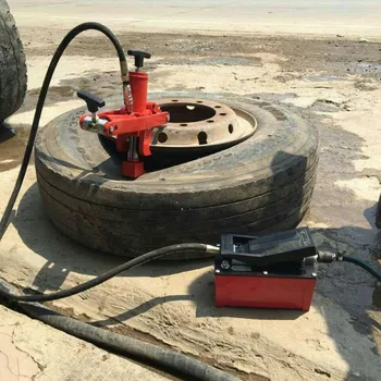 Ръчен хидравличен отбойник гуми за товарни автомобили с помпа
