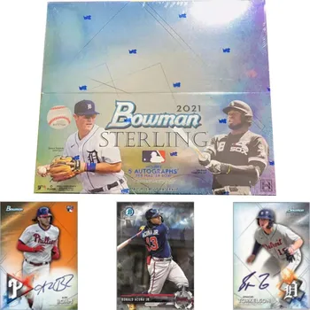 Са подбрани картичка за бейзбол Bowman Sterling 2021 година с официалната подпис, ограничена, подарък за детски феновете на рожден ден Idol