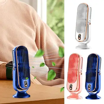 Силен поток от въздух, Тих вентилатор за охлаждане на спални персонален настолен вентилатор вентилатор USB акумулаторна малък вентилатор за спални Открит къмпинг