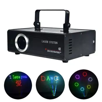 Скенер Galvo с капацитет от 20 До/с, 500 Mw RGB Лазер SD карта за Редактиране, Софтуерна карта ILDA, Проектор, Анимационни Светлини, DMX Сканиране, DJ Панорамен ефект, Осветление DAF5