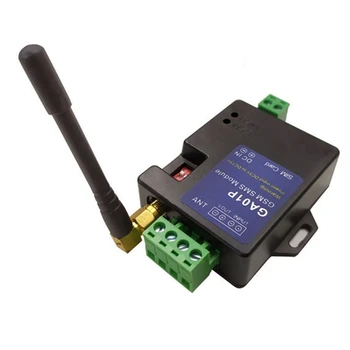 Скоростна GSM аларма автомат GA01P Пластмасова кутия аларма GSM Поддръжка на сигнал за спиране на тока Един вход за сигнал и Един изход за напрежение на сигнала на алармата