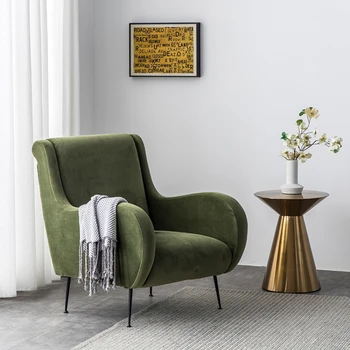 Спалня, модерни столове за дневна в скандинавски стил, кадифе диван, столове за маникюр, фризьор, ергономичен дизайн на предмети от бита Silla YY50LC