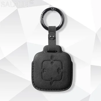 Супер Замшевый Кожен Калъф За ключове на Автомобила Калъф За ZEEKR 001 Key Case Bluetooth Smart Car Key Set Кола Ключодържател най-Висок Клас Аксесоари за Автомобили