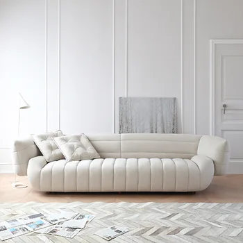 Текстилен диван за хол, съвременните скандинавски стол за спалня, дървена мързелив диван, подови легла, Луксозно обзавеждане за дома Mobili Per La Casa