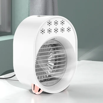 Тенис на охлаждащ вентилатор 3 в 1 за почистване на въздуха с нощно осветление Humidificatier Co