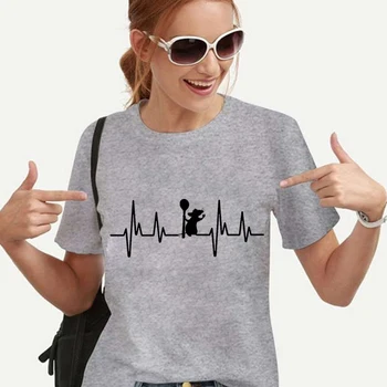 Тениска с изображение на Сърцето Ulzzang, Градинска Дрехи За Млади Момичета, Тениски със Собствени животни, Нови Дамски Ежедневни Модни Върхове на 90-те години, Просто Облекло