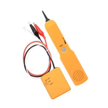 Тестер за мрежови телефонен кабел ABS с регулируема сила на звука, разменени интернет-детектор с захранването от батерията, диагностичен инструмент